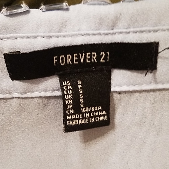 Forever 21 Light Blue Gemmed collar dress - Picture 5 of 5